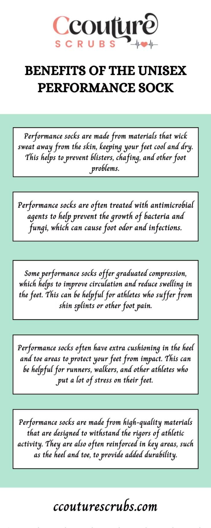 Benefits of The Unisex Performance Sock