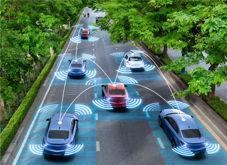 The development of internet-connected and self-driving vehicles