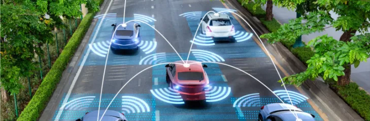 The development of internet-connected and self-driving vehicles