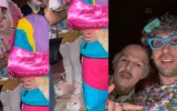 Billie-Eilish-and-boyfriend-Jesse-Rutherford-dressed-up-together-as-a-baby-and-an-old-man-for-Halloween